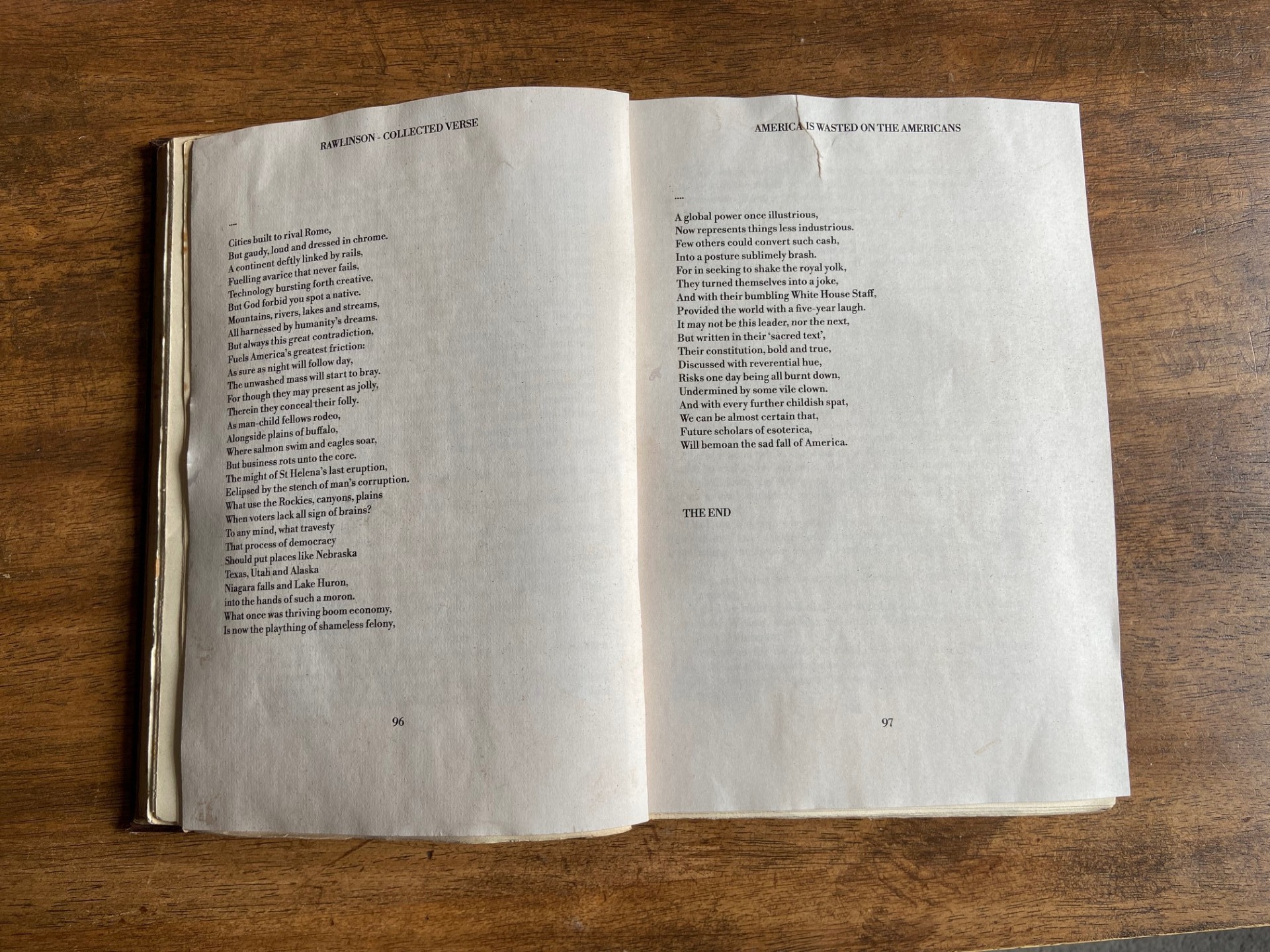 Rawlinson's Collected Verse, 1906